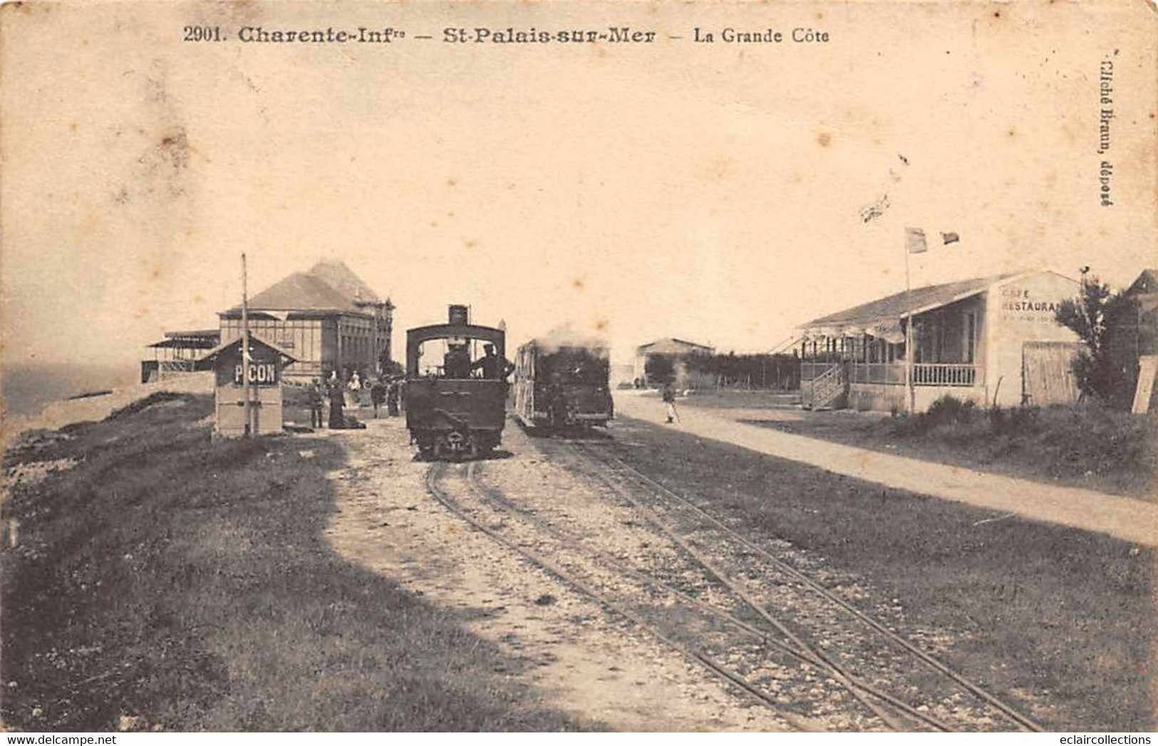 Saint Palais Sur Mer            17      Station Du Tram       Braun 2901       (voir Scan) - Saint-Palais-sur-Mer
