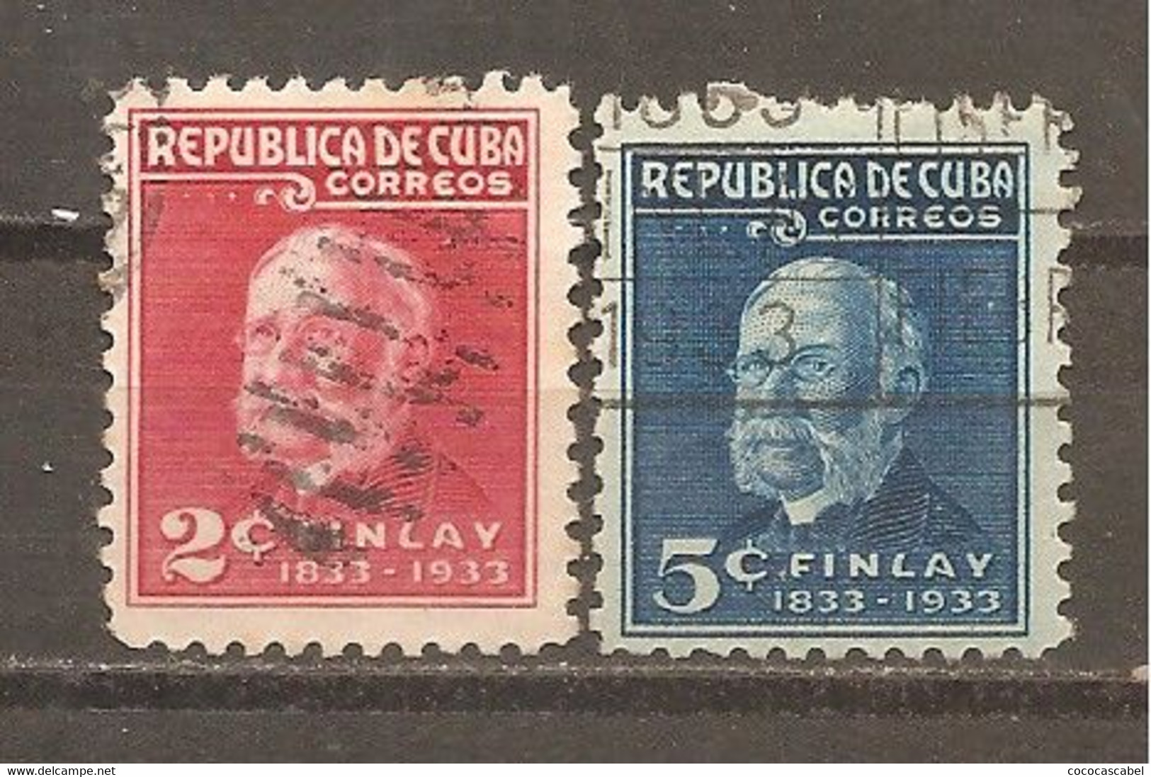 Cuba - Yvert  219-20 (usado) (o) - Oblitérés