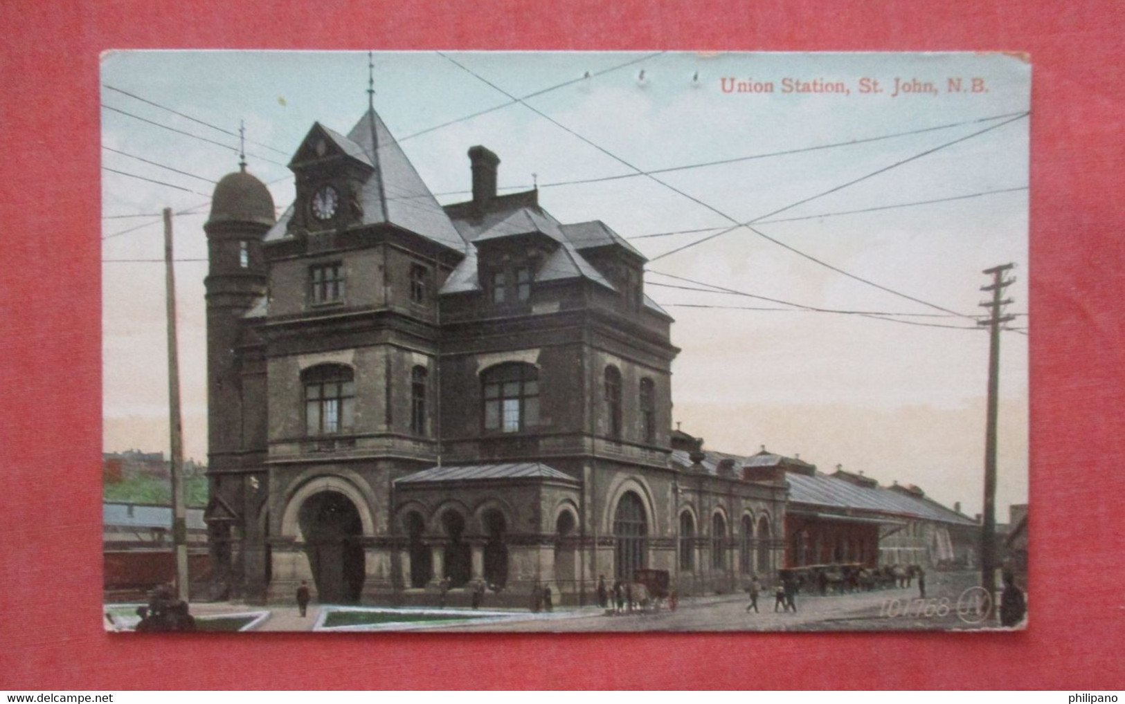 Union Train Station   3 Holes Top Of Card   New Brunswick > St. John         Ref  4739 - St. John