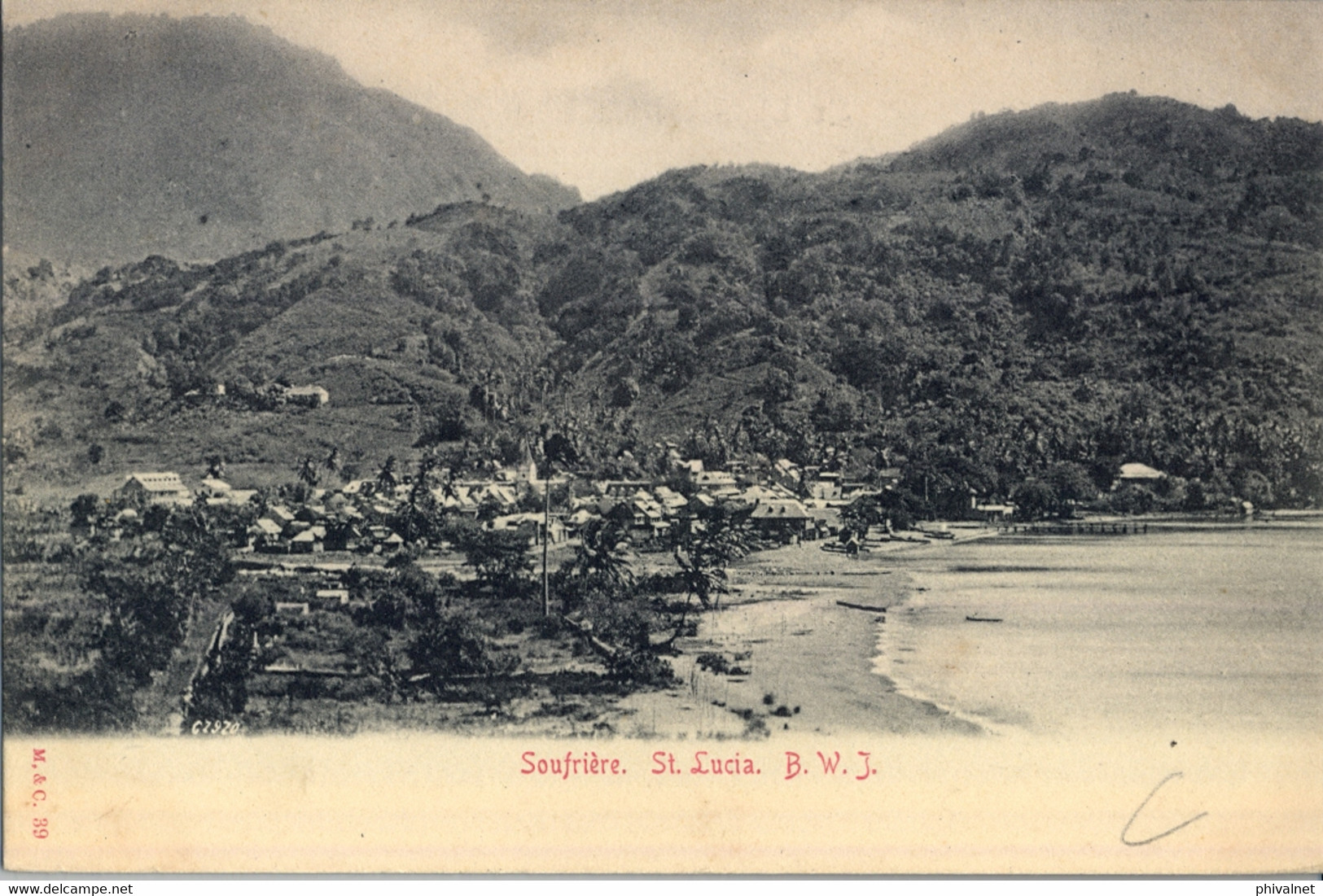 T.P.  NO CIRCULADA  , SANTA LUCIA , SOUFRIÉRE - Sainte-Lucie