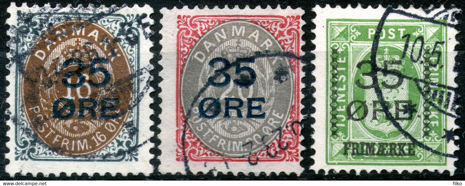 Denmark,1912 Used,as Scan - Autres & Non Classés