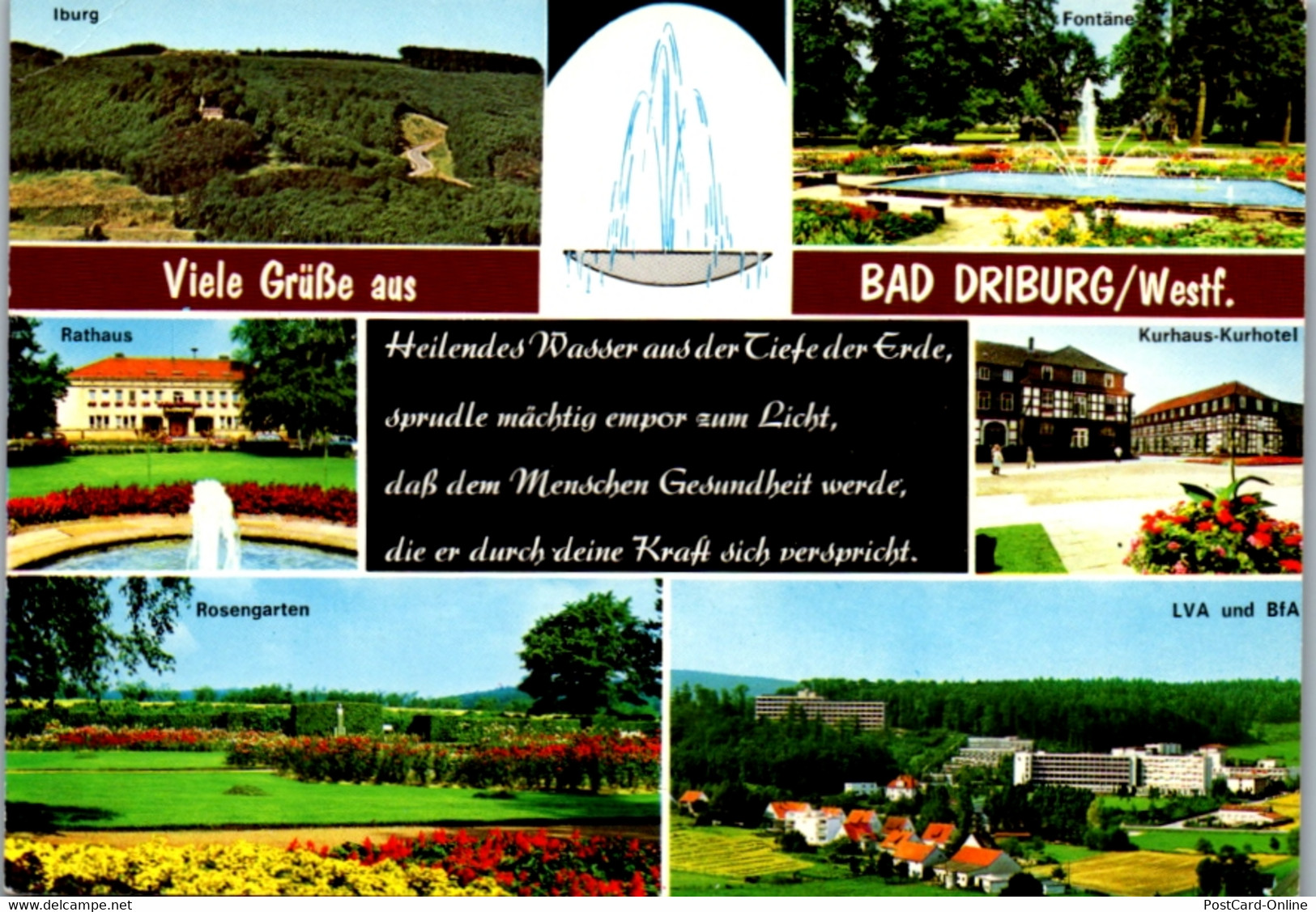 7228 - Deutschland - Bad Driburg , Westf. , Iburg , LVA Und BfA - Gelaufen - Bad Driburg