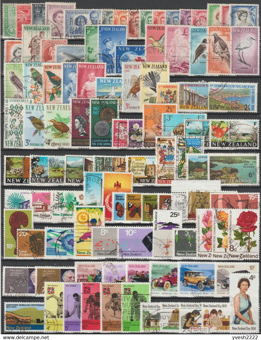 Nouvelle Zélande. Petit Lot De Timbres Oblitérés. Tous Différents, Dont Des Meilleurs - Collections, Lots & Series