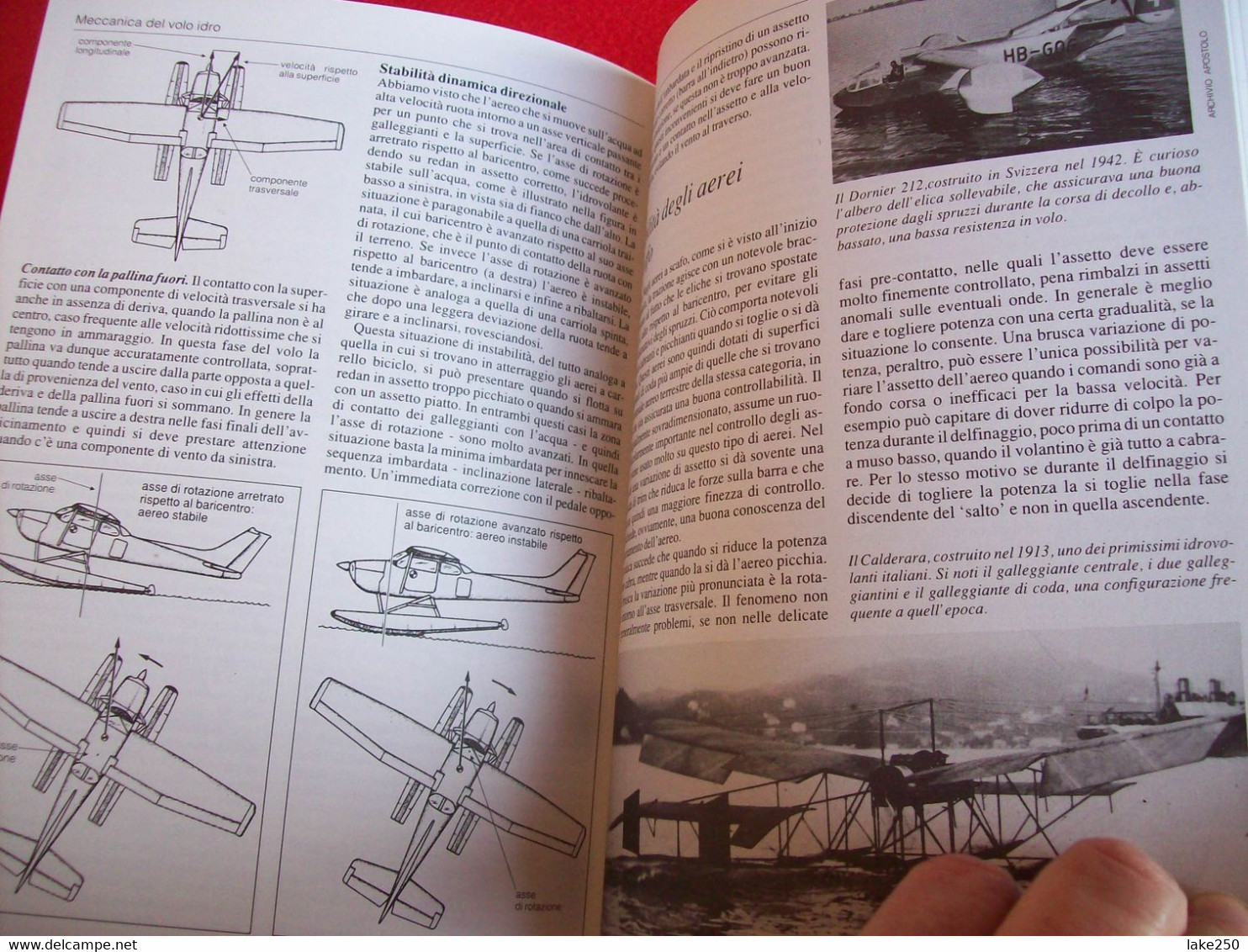 LIBRO - IL PILOTAGGIO DEGLI IDROVOLANTI   AEREI AVIAZIONE AVIATION AIRPLANES - Motoren