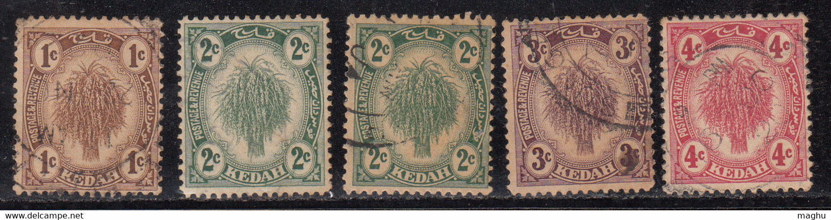 Kedah Used 1921,  Malaya / Malaysia - Kedah