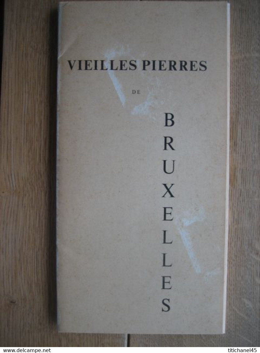 HISTORIA "Vieilles Pierres De Bruxelles" Les 3 Fardes Bien Complètes Dans Pochette Avec Les 15 Gravure D'Henri Mortiaux - Albums & Catalogues