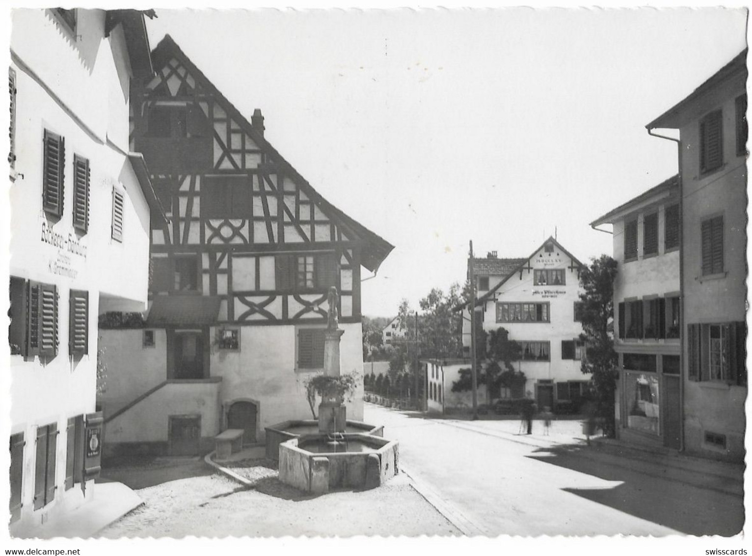 GRÜNINGEN: Passage Mit Bäckerei Gremminger 1962 - Grüningen