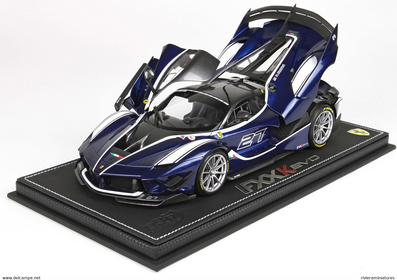 BBR - FERRARI FXXK EVO - Blu Tour De France - DIE CAST - BBR182284ST - 1/18 - Otros & Sin Clasificación