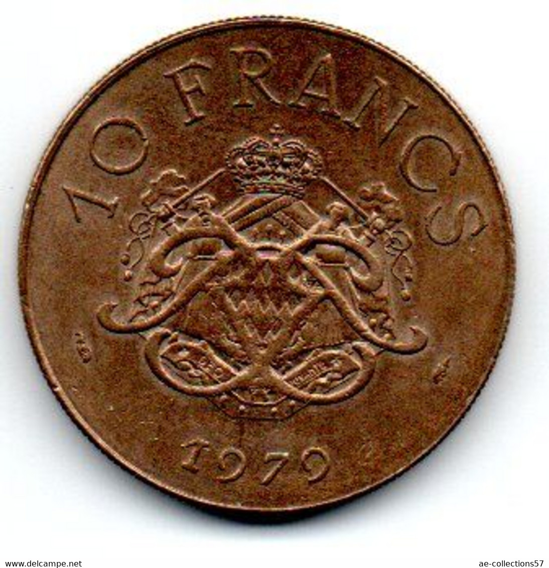 Monaco -  10 Francs 1979 - SUP - Andere & Zonder Classificatie