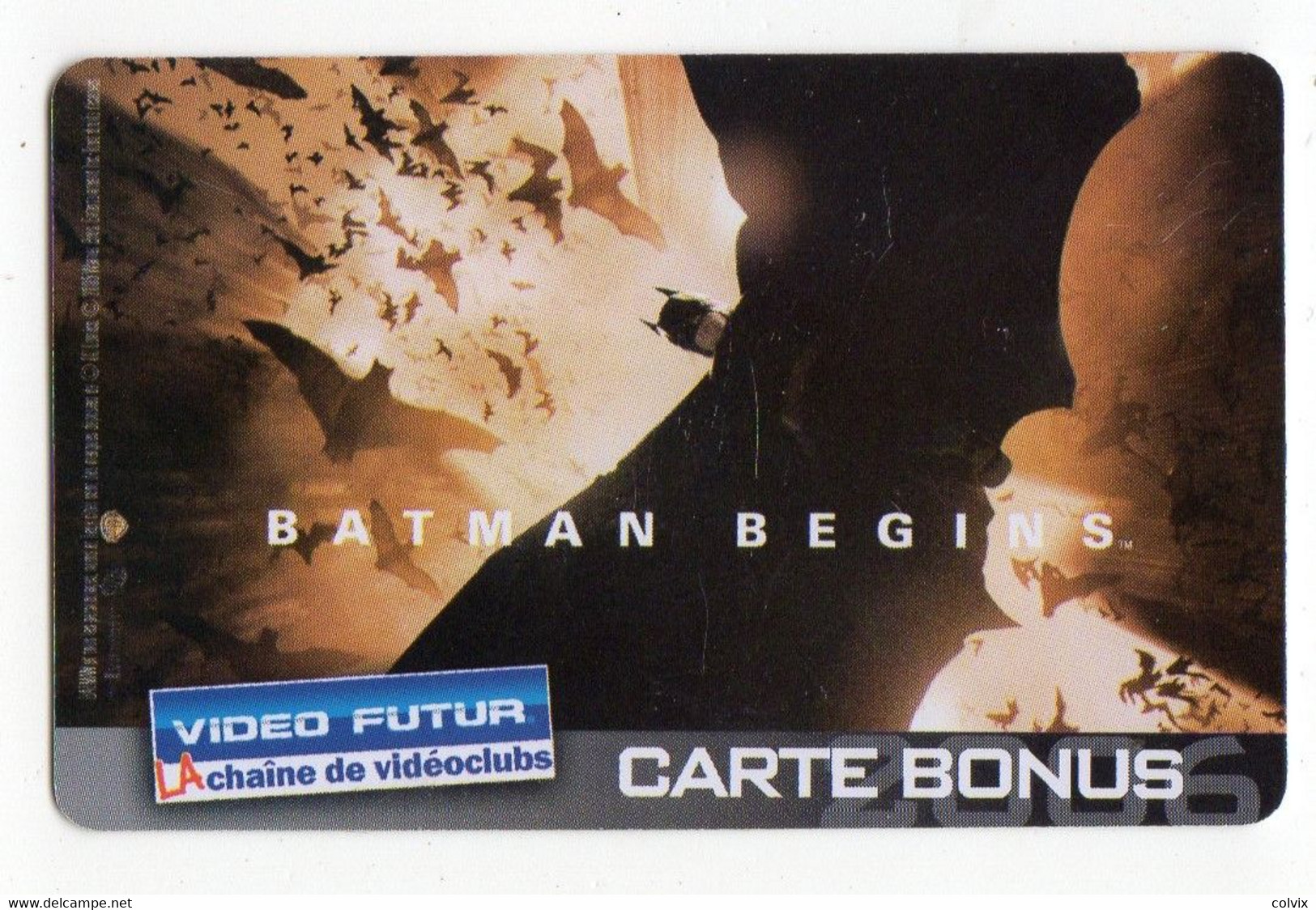 FRANCE VIDEO FUTUR  CARTE BONUS BATMAN - Other & Unclassified