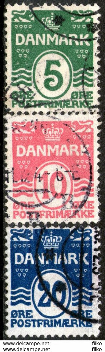 Denmark,1912, Mi#63/65,used,as Scan - Other & Unclassified