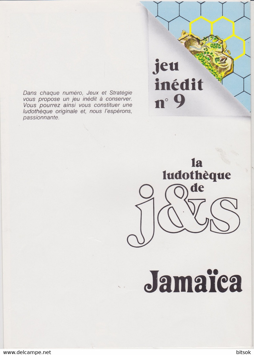 Jeux & Stratégie N°9 - Juin/juillet 1981- AVEC Jeu Encart : Jamaïca (voir Scans) - Juegos De Representaciones