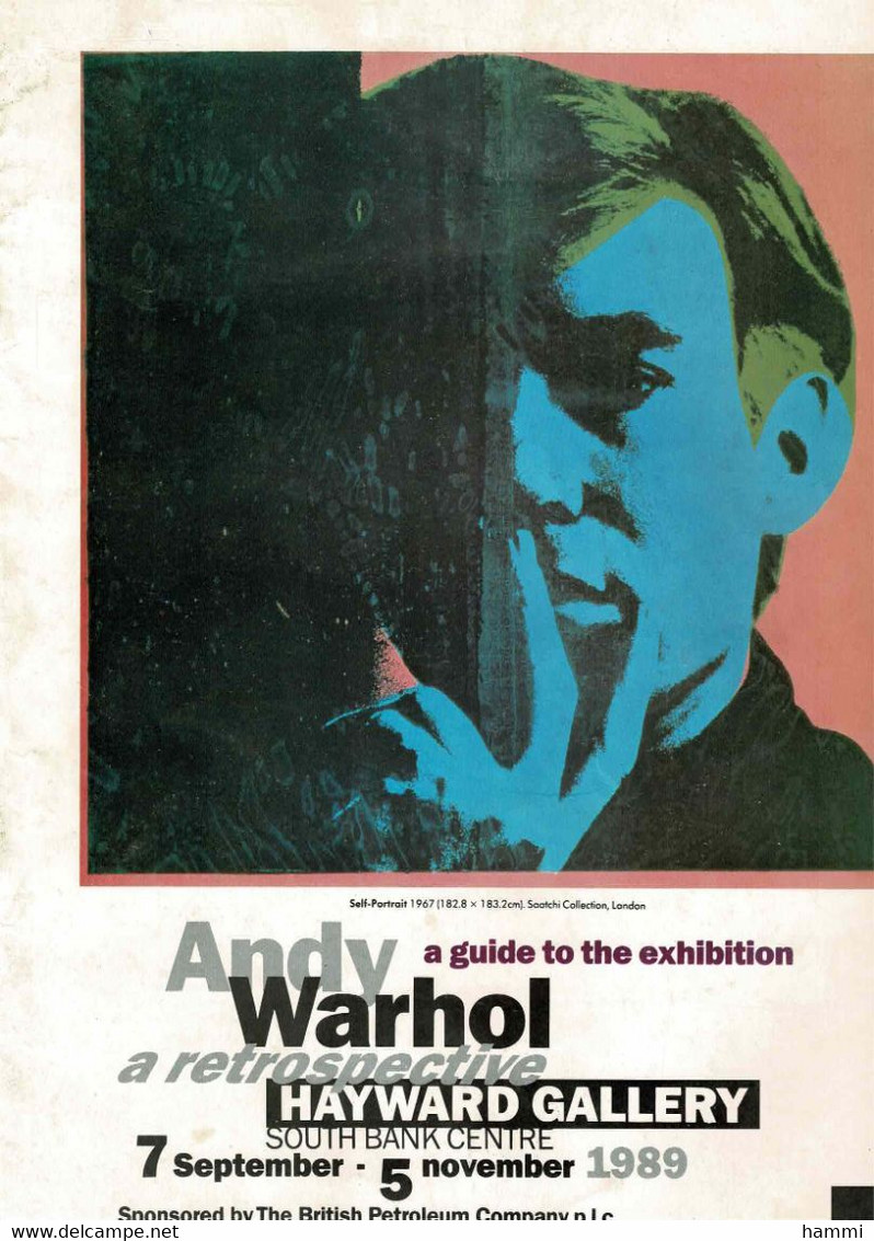 Catalogue BP ANDY WARHOL Retro HAYWARD GALLERY 1989 Sponsor British Petroleum Company Achat Immédiat - Ontwikkeling