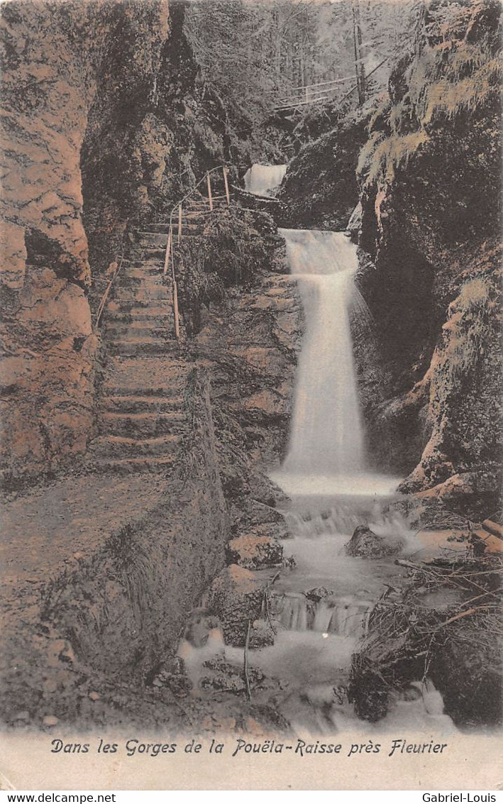 Dans Les Gorges De La Pouëta-Raisse Près Fleurier - 1908 - Fleurier