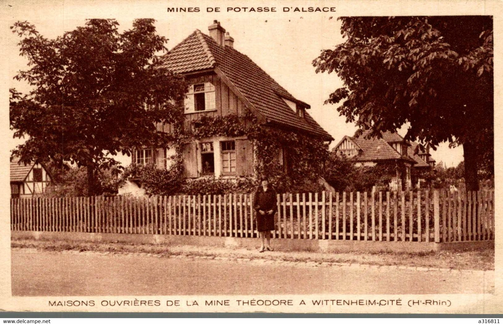 MAISON OUVRIERE DE LA MINE THEODORE - Wintzenheim