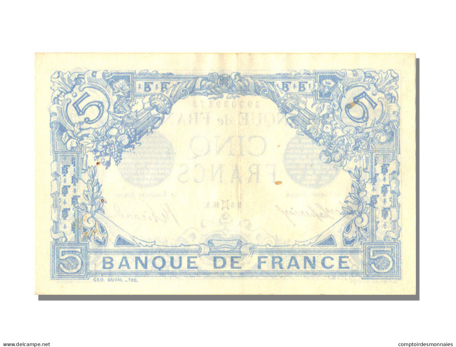 5 Francs Bleu Type 1905 - 5 F 1912-1917 ''Bleu''