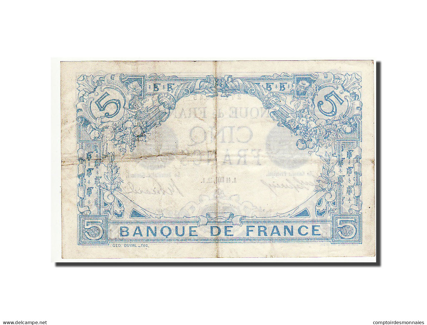 Billet, France, 5 Francs, 5 F 1912-1917 ''Bleu'', 1912, SUP, Fayette:2.10, KM:70 - 5 F 1912-1917 ''Bleu''