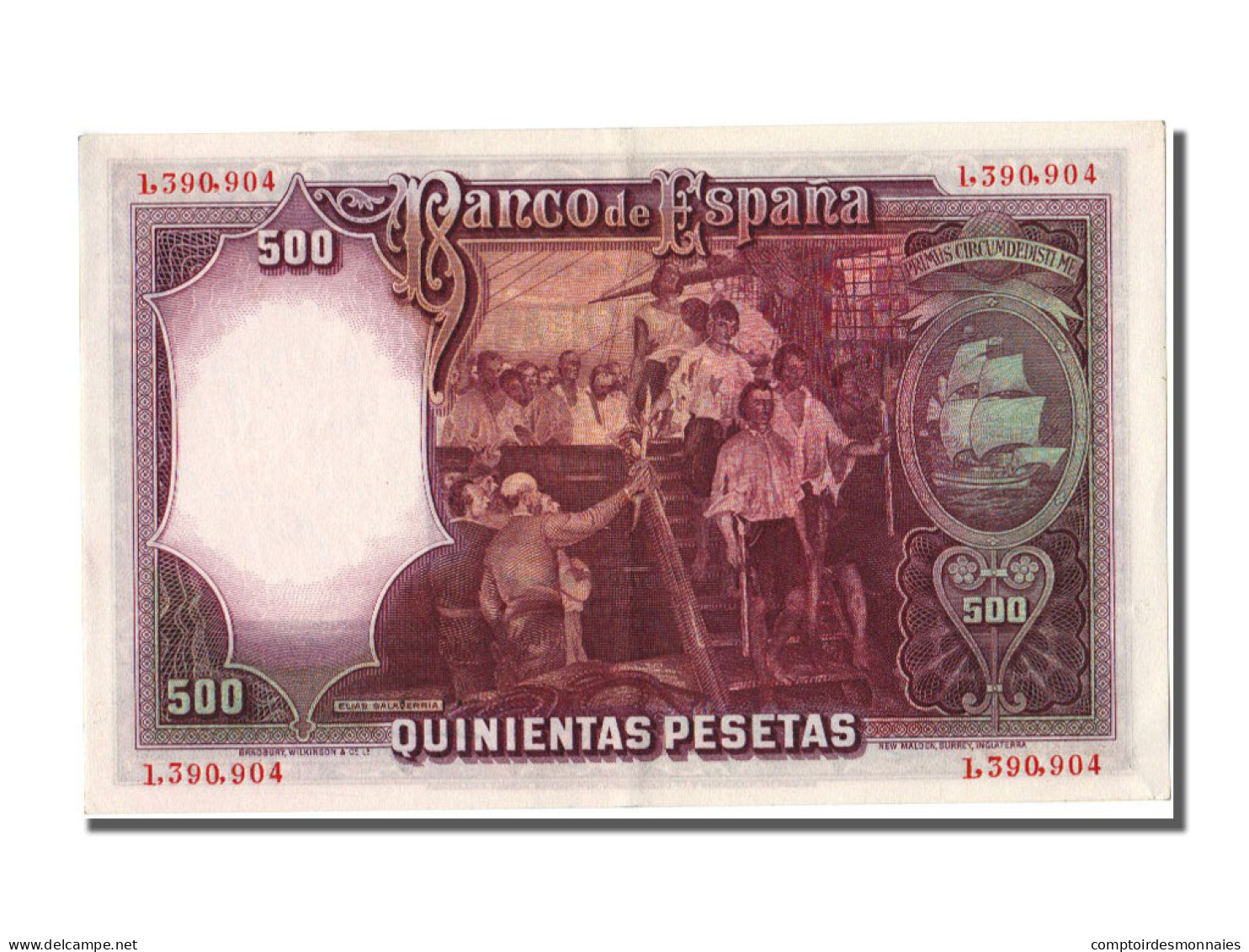 Billet, Espagne, 500 Pesetas, 1931, 1931-04-25, KM:84, SUP+ - 500 Pesetas