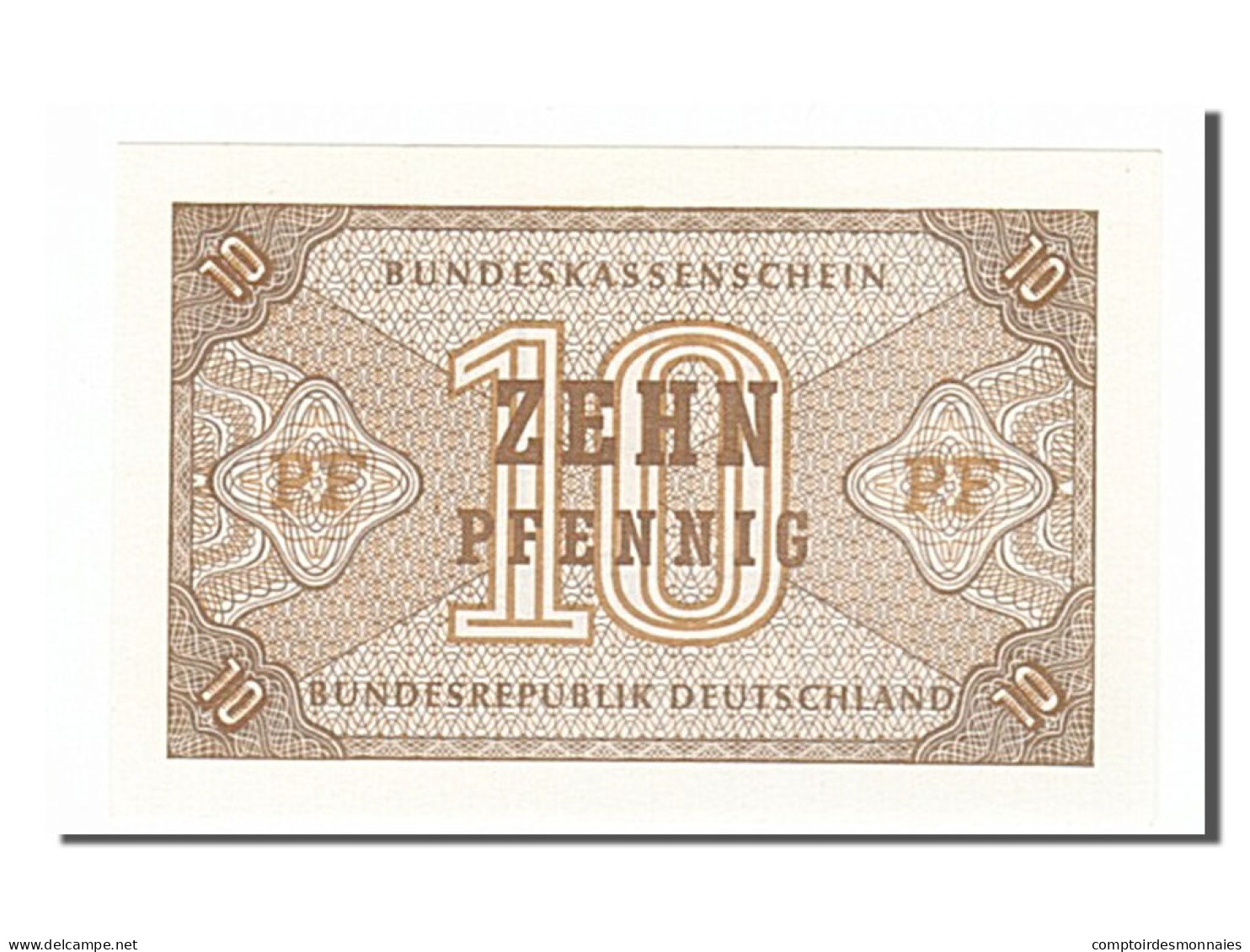 Billet, République Fédérale Allemande, 10 Pfennig, 1967, NEUF - Andere & Zonder Classificatie