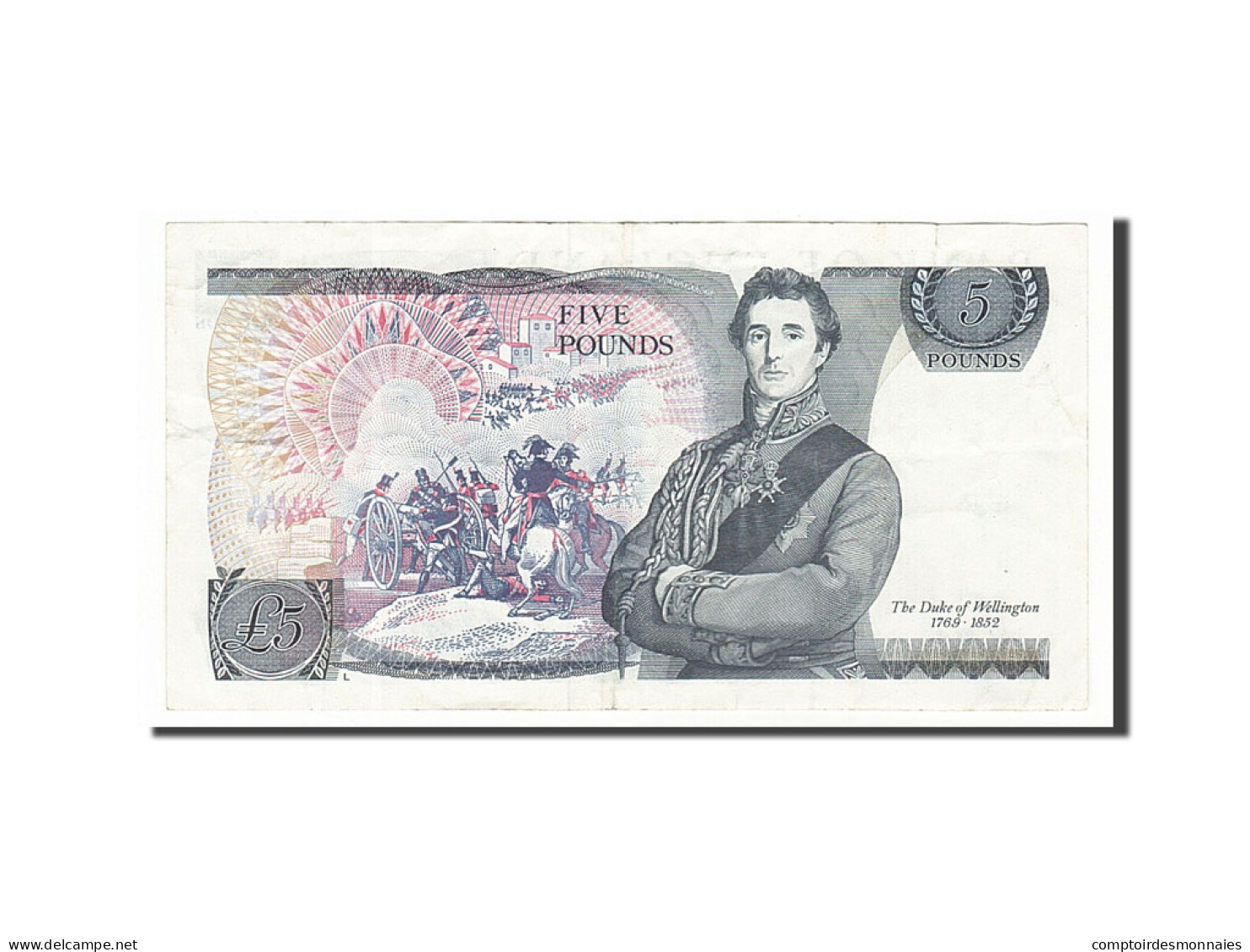Billet, Grande-Bretagne, 5 Pounds, Undated (1980-87), Undated, KM:378c, TTB+ - 5 Pond