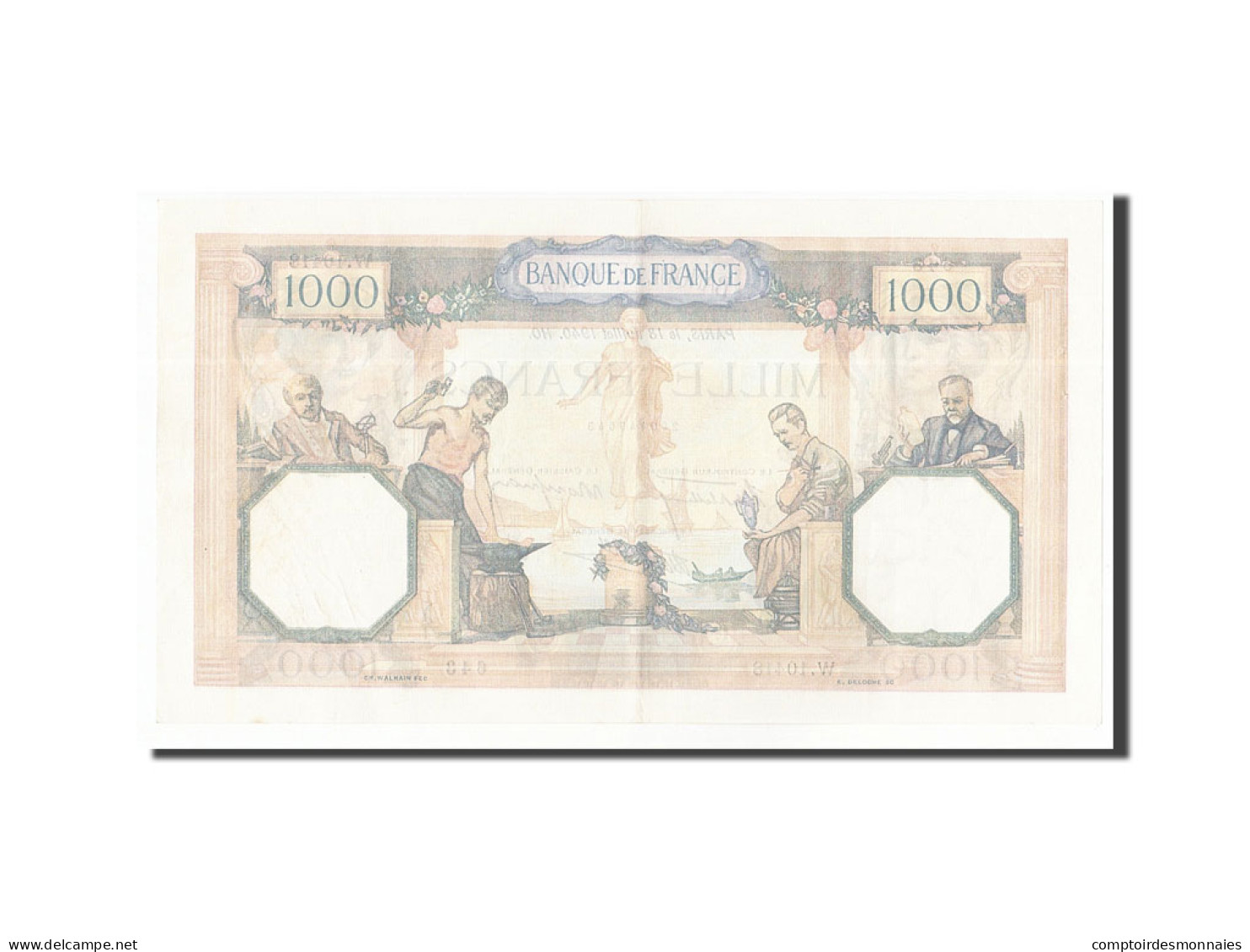 Billet, France, 1000 Francs, 1940, 1940-07-18, SUP+, Fayette:38.50, KM:90c - 1 000 F 1927-1940 ''Cérès Et Mercure''