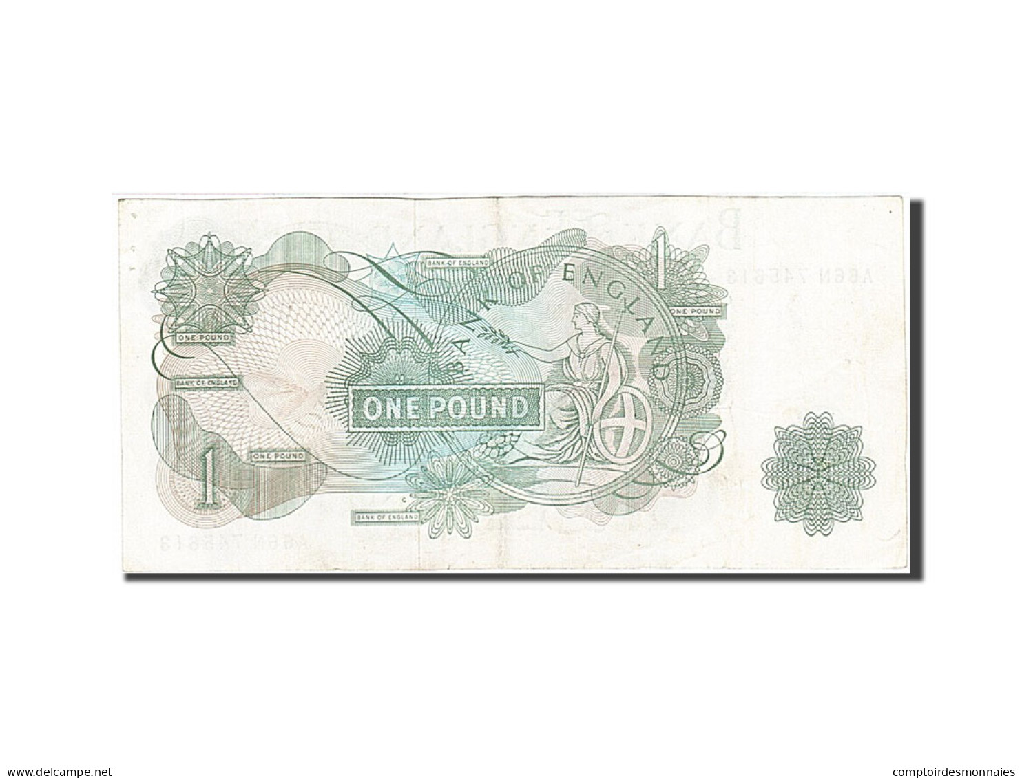 Billet, Grande-Bretagne, 1 Pound, 1962, 1962-1966, KM:374c, TTB - 1 Pound