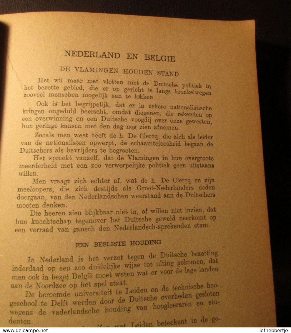 Land En Volk In De Branding - Door J. Hoste - 1945 - Guerra 1939-45