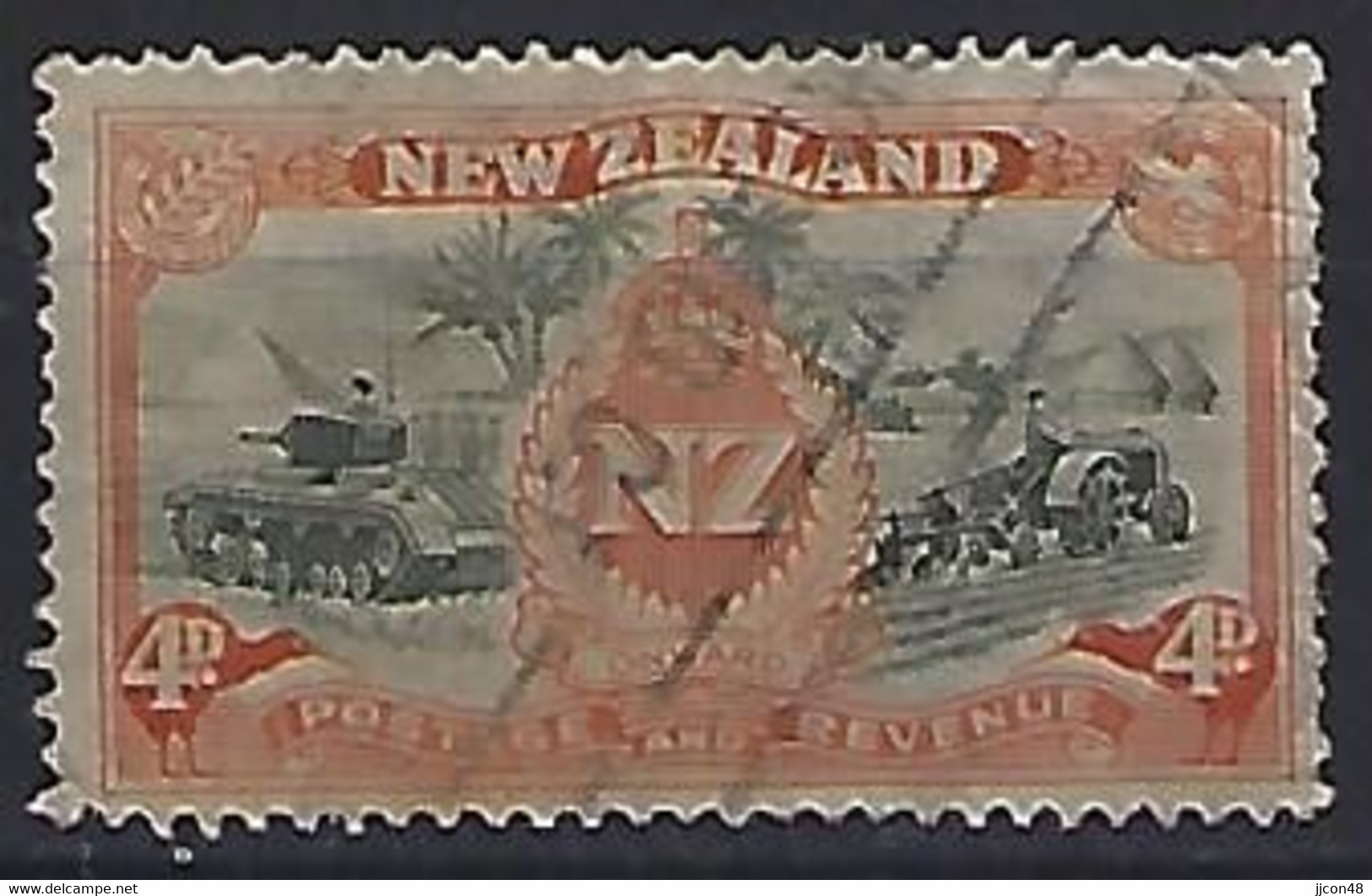 New Zealand 1946  Peace  4d  (o) SG.672 - Gebraucht