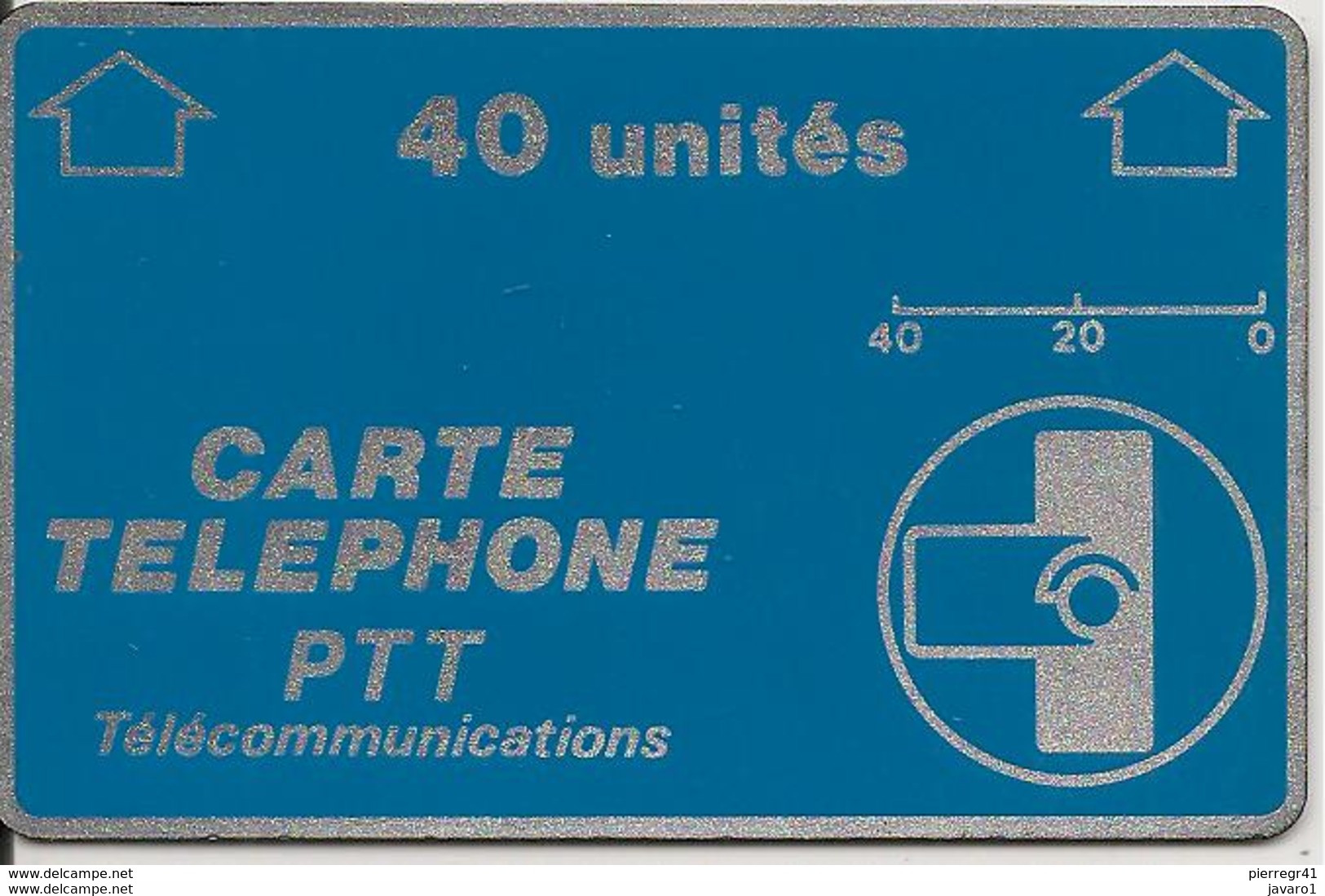 FRANCE : A14 Bleu Silver 40u MINT - Schede Telefoniche Olografiche