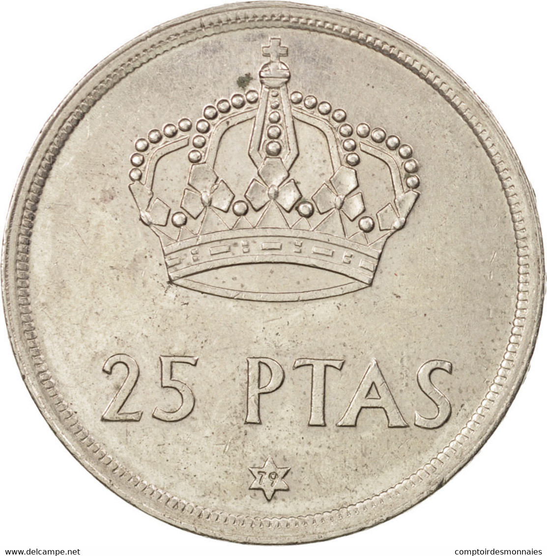 Monnaie, Espagne, Juan Carlos I, 25 Pesetas, 1975, SUP+, Copper-nickel, KM:808 - 25 Peseta