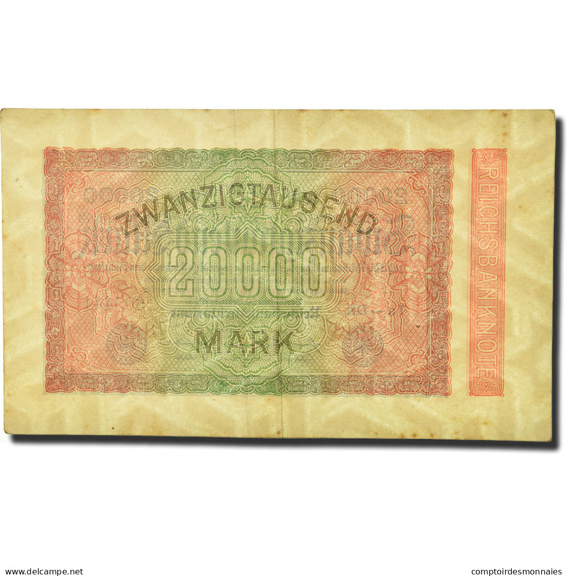 Billet, Allemagne, 20,000 Mark, 1923, 1923-02-20, KM:85b, TTB - 20000 Mark