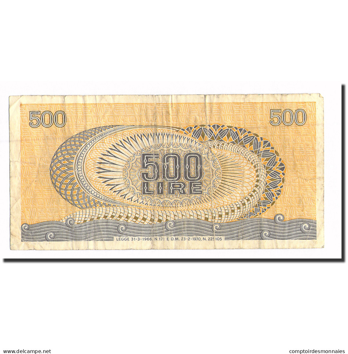 Billet, Italie, 500 Lire, 1970, 1970-02-23, KM:93a, TB - 500 Lire