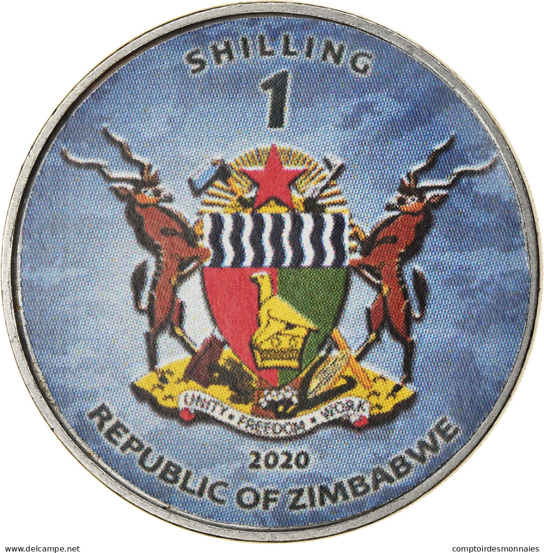 Monnaie, Zimbabwe, Shilling, 2020, Sous-marins - HMS Astute, SPL, Nickel Plated - Simbabwe