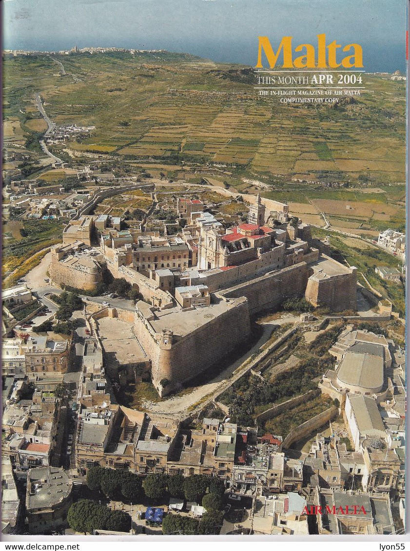 Malta Apr 2004 Revue Air Malta 90 Pages - Reisen