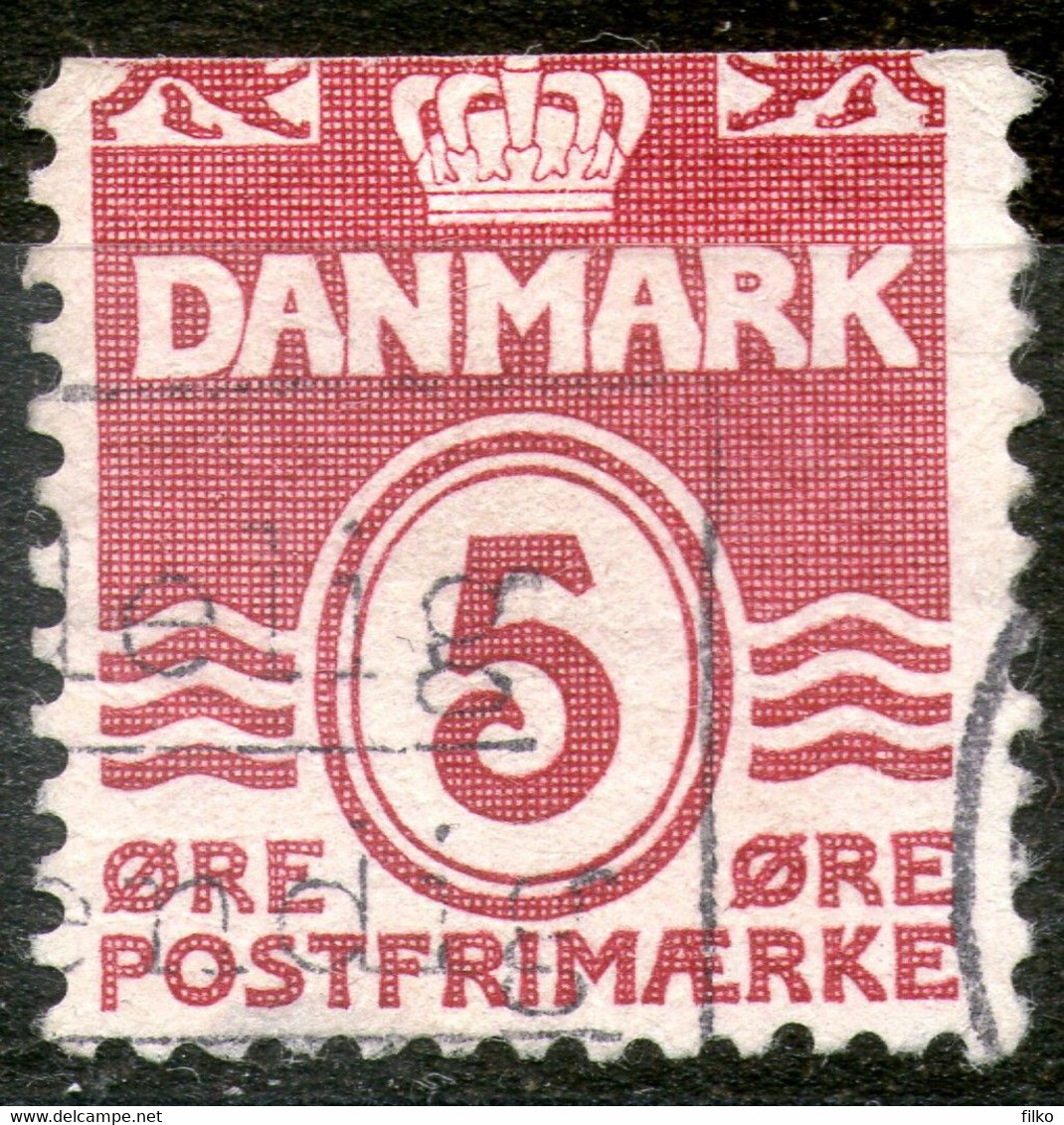 Denmark,1935. Numeral. 5 Øre,error,used,as Scan - Other & Unclassified