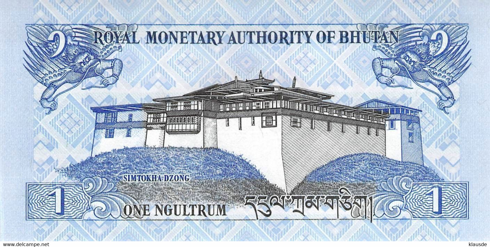 1 Dong Bhutan UNC - Bhutan
