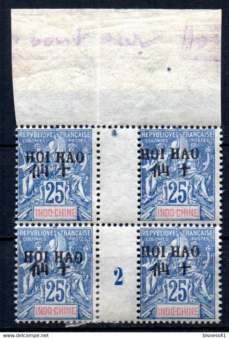 ColTGC  Hoi Hao N° 24 Neuf XX MNH  Bloc De 4 Millésime Cote 100,00€ - Unused Stamps