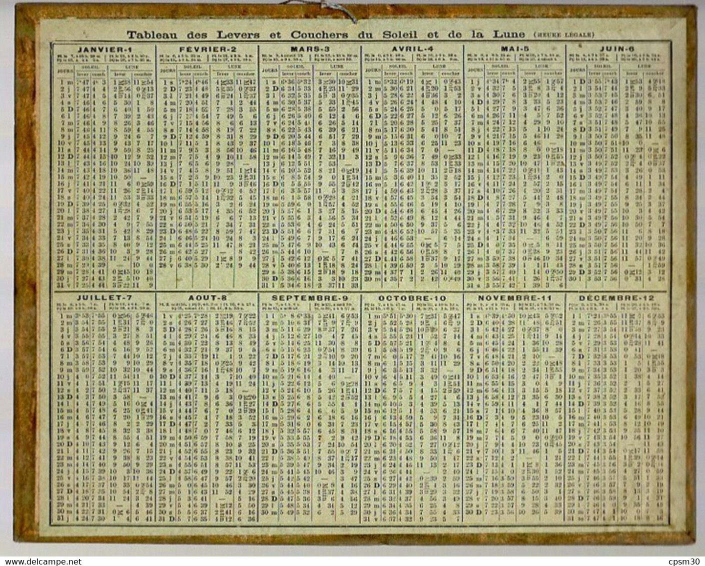 CALENDRIER GF 1913 - Piano Et Chant, Imprimeur Oberthur Rennes (calendrier Double Couverture) - Tamaño Grande : 1901-20