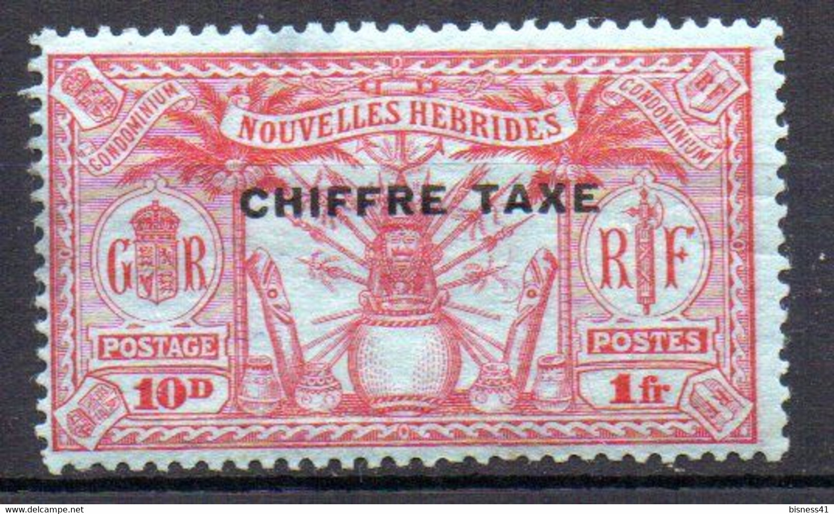 ColTGC Nouvelles Hébrides Taxe N° 5 Neuf XX MNH  Cote 112,00 € - Postage Due