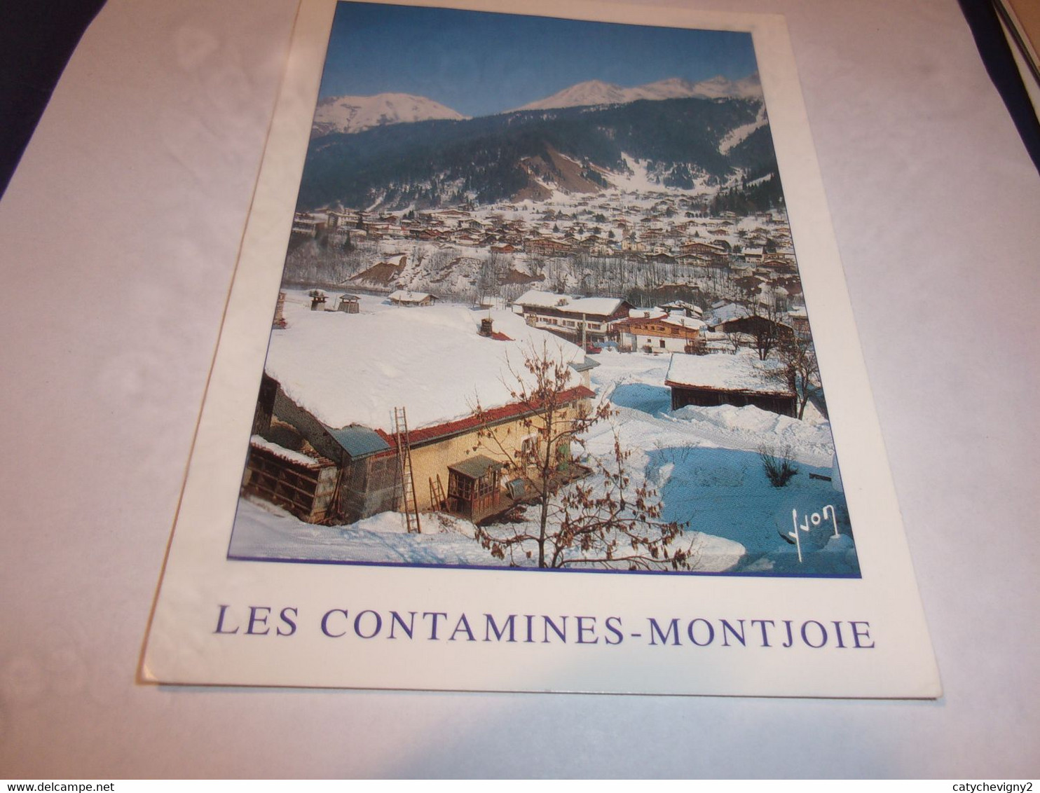 CPA CPSM  74 HAUTE SAVOIE  LES CONTAMINES MONTJOIE - Contamine-sur-Arve