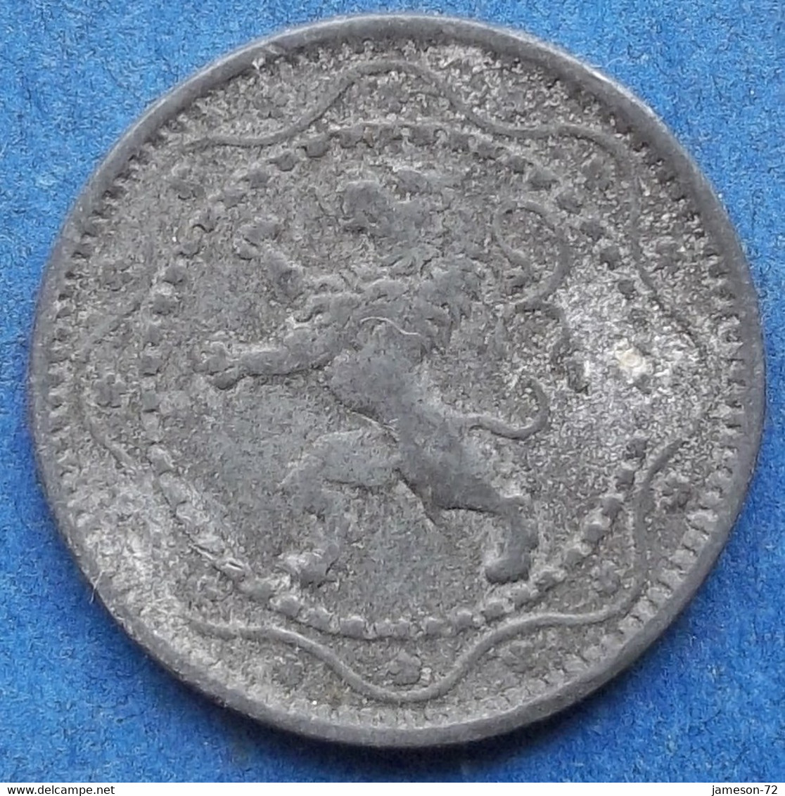 BELGIUM - 5 Centimes 1916 KM# 80 WWI German Occupation Zinc - Edelweiss Coins - Sin Clasificación