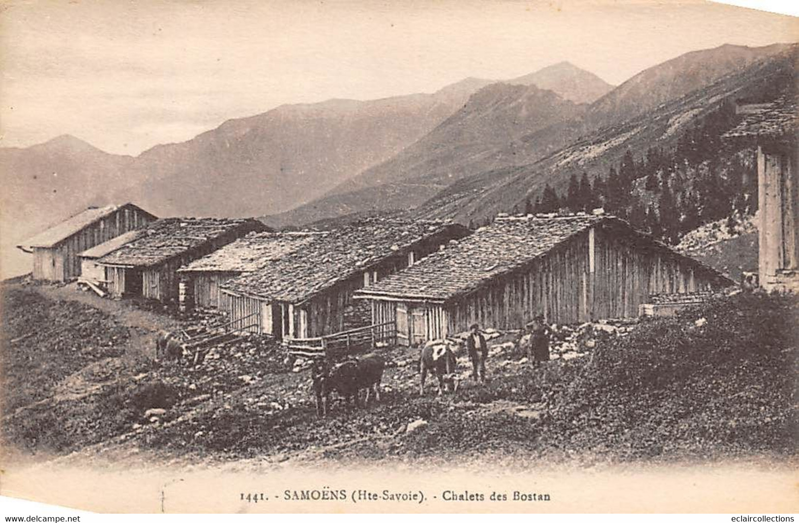 Samoëns           74             Chalets Des Bostan      N° 1441     (voir Scan) - Samoëns