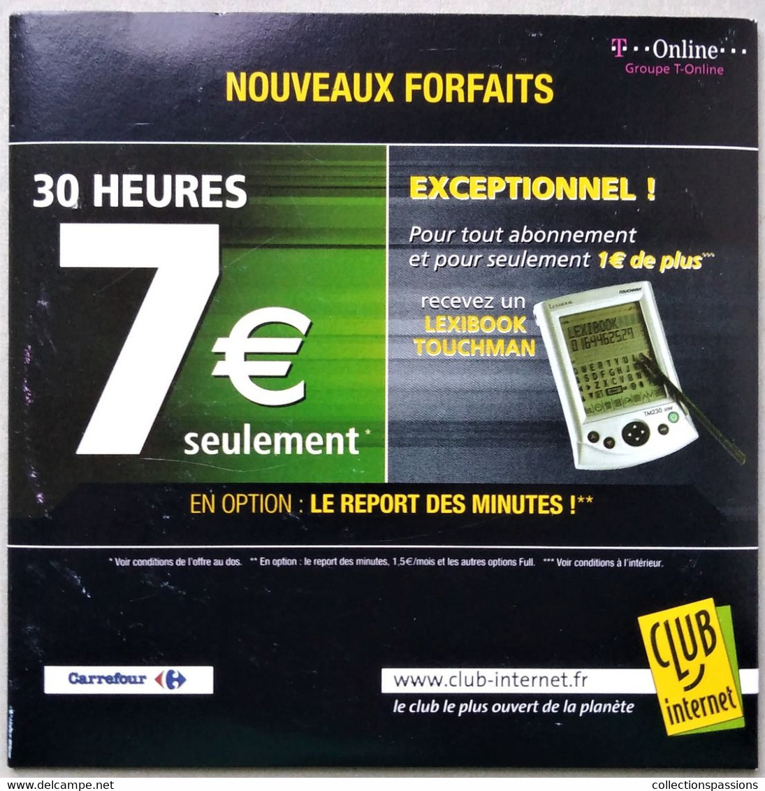 - Pochette CD ROM De Connexion Internet  - CLUB INTERNET - Carrefour - - Kits De Connexion Internet