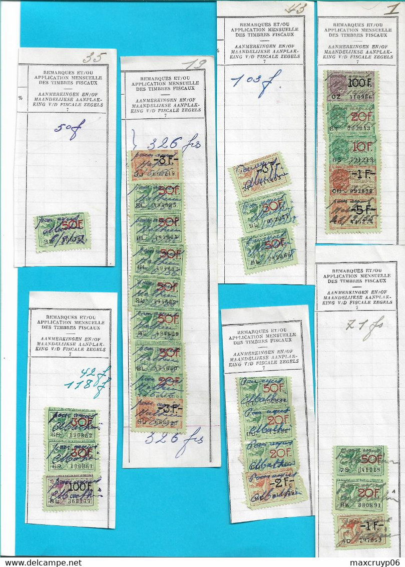 Timbres Fiscaux Sur Fragment, Lot 1. - Documents