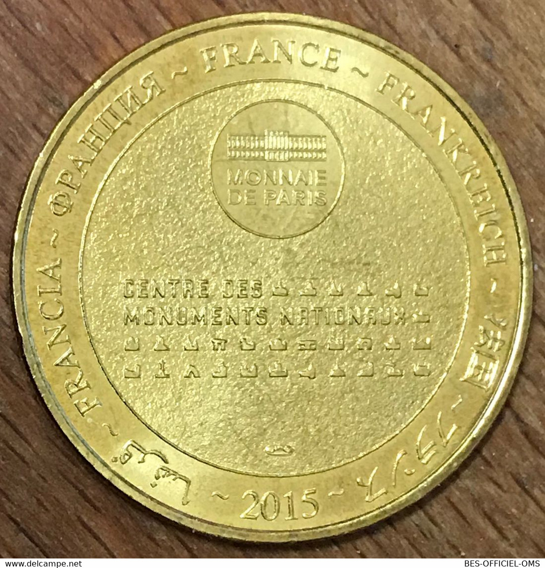 75007 PARIS MUSÉE DES PLANS RELIEFS MARSEILLE MDP 2015 MEDAILLE MONNAIE DE PARIS JETON TOURISTIQUE MEDALS COINS TOKENS - 2015