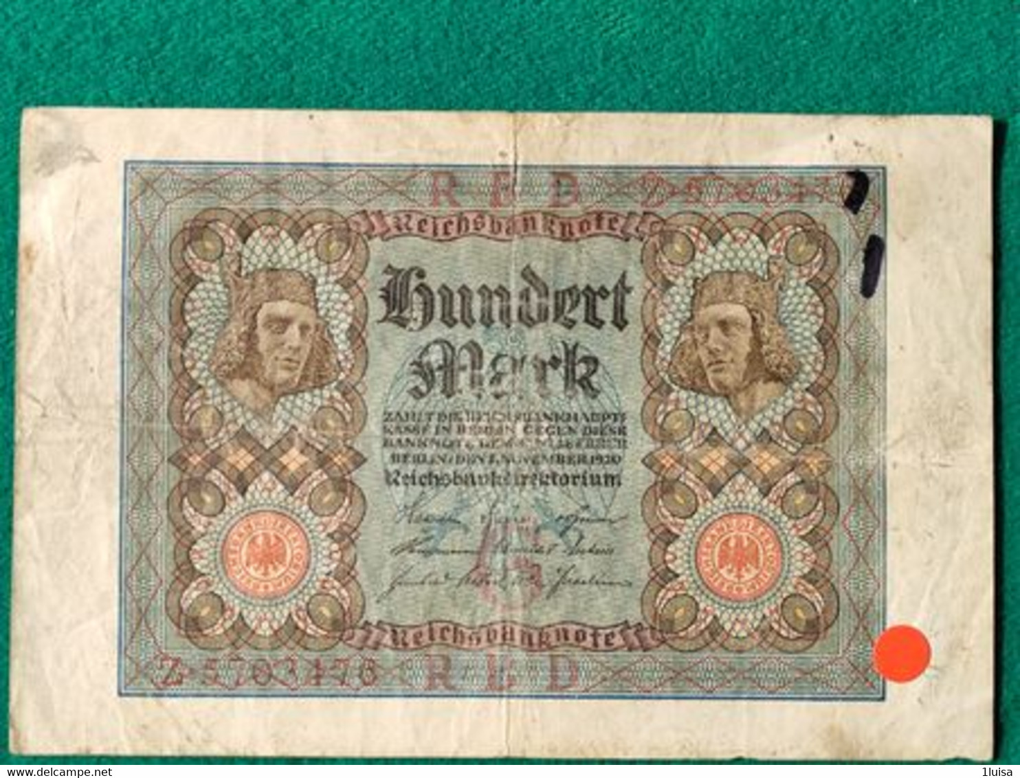 GERMANIA 100 Mark 1920 - 100 Mark