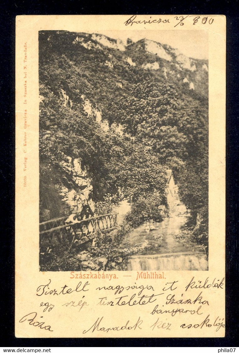 SERBIA - Postcard Cancelled By T.P.O. ORAVICA-JASENOVO 23.06. 1900. - Serbie