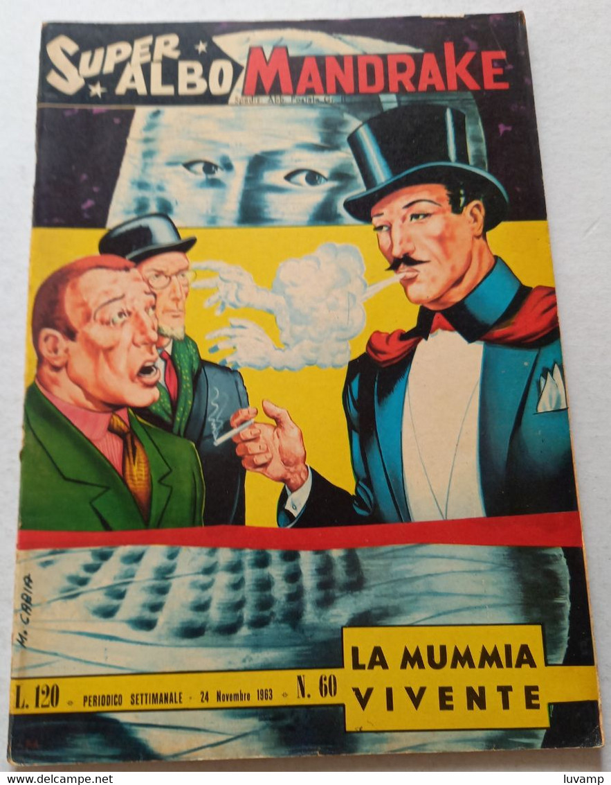 MANDRAKE SUPER ALBO - FRATELLI SPADA   N. 60    ( CART 58) - Premières éditions