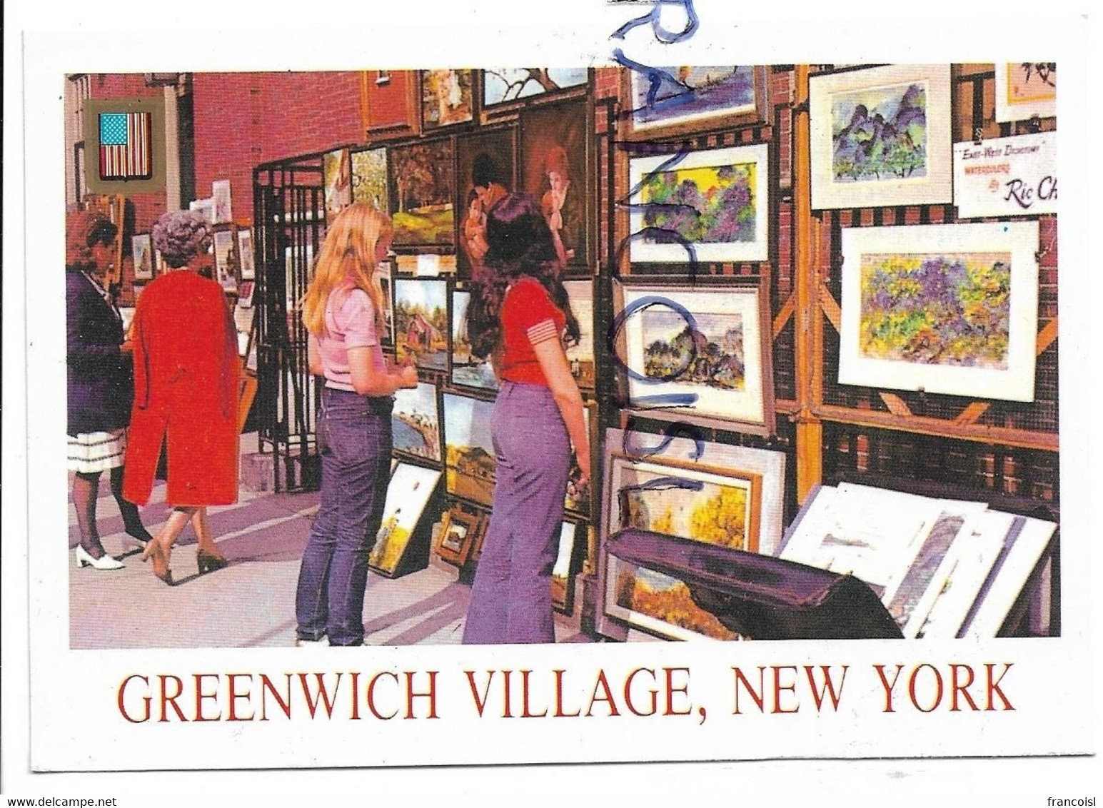 New York. Greenwich Village. Annual Art Show - Greenwich Village
