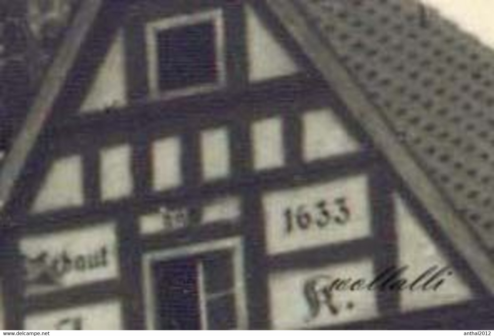 Rarität Altes Fachwerkhaus Erbaut 1633 In Arnstadt Liebfrauenkirche 1967 Sw VEB Bild Und Heimat - Arnstadt